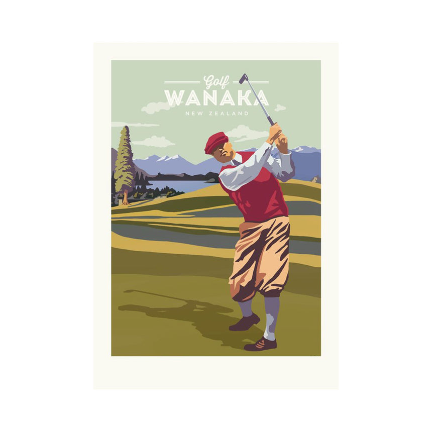 Wānaka Golf Art Print