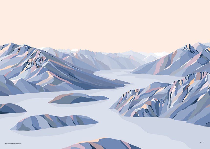 Roys Peak View / Art Print