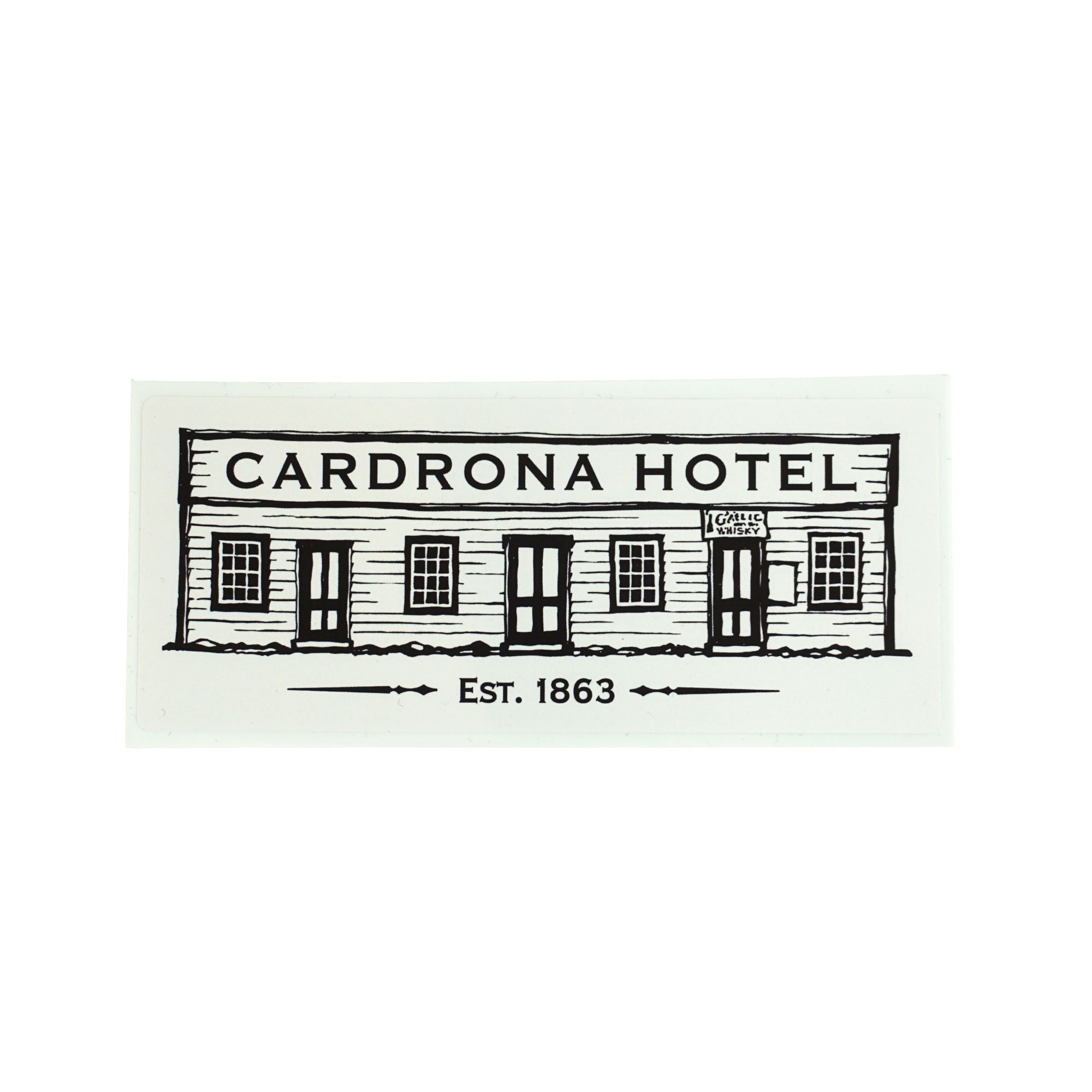 Cardrona Hotel Bumper Sticker – The Old Schoolhouse NZ