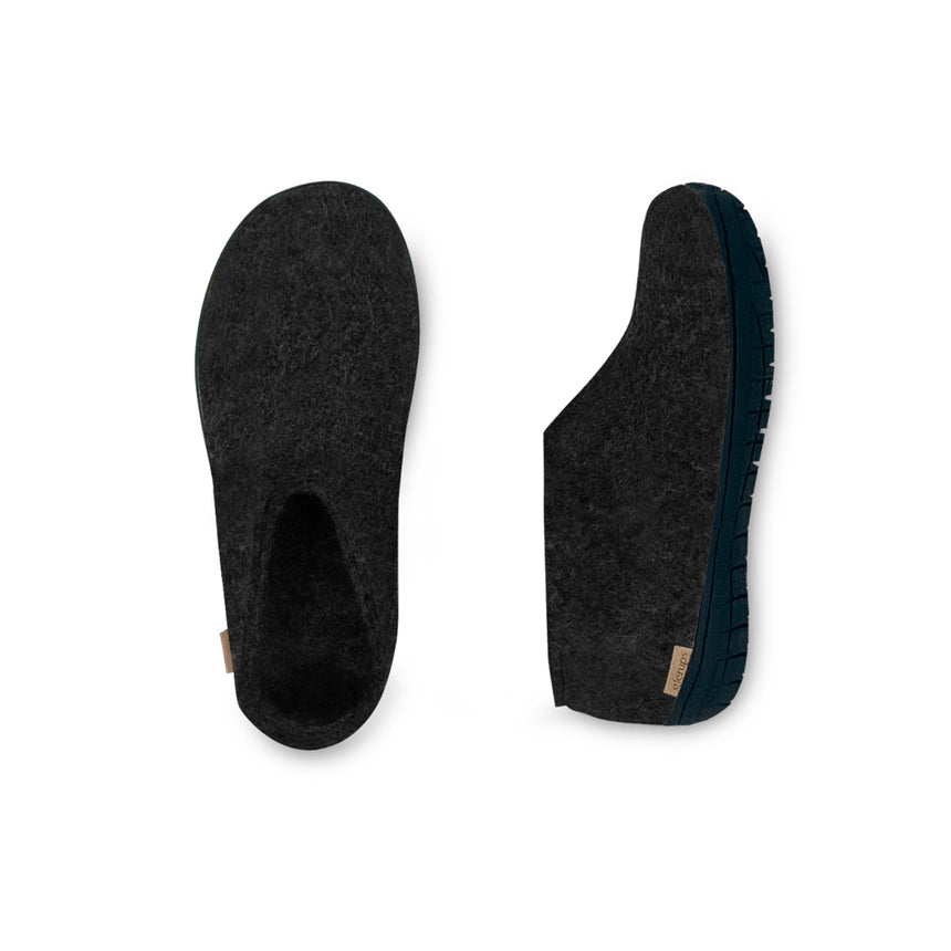 Merino Shoe Slipper with Rubber Sole