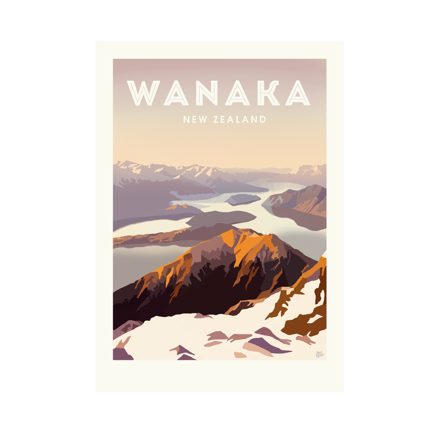 Copy of Roy's Peak Wanaka Art Print