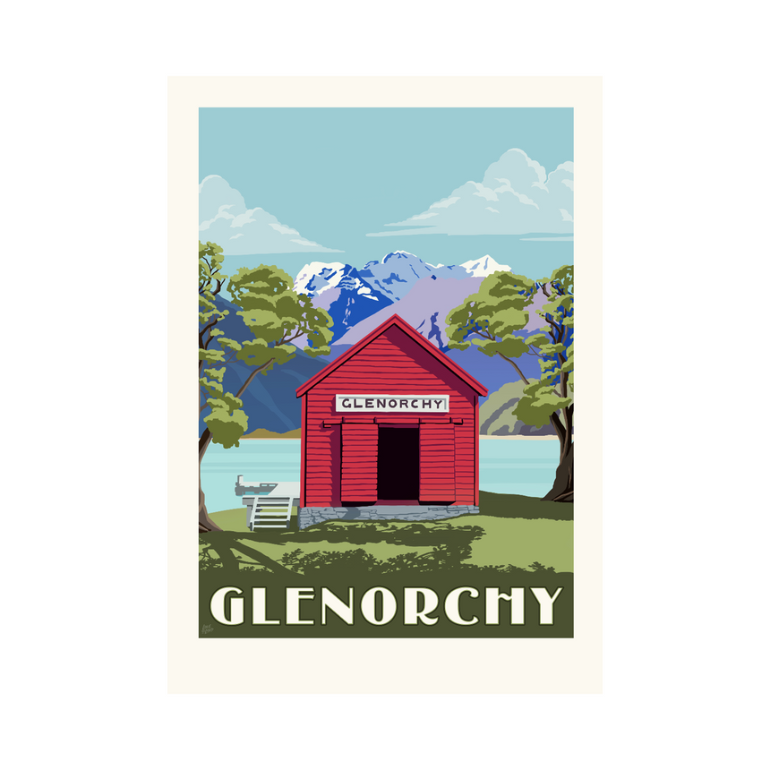Glenorchy New Zealand Art Print
